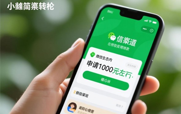 微信短期借款1000元怎么借