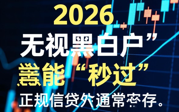2026无视黑白户秒过的网贷靠谱吗,哪里有黑户口子? 2026无视黑白户秒过的网贷靠谱吗