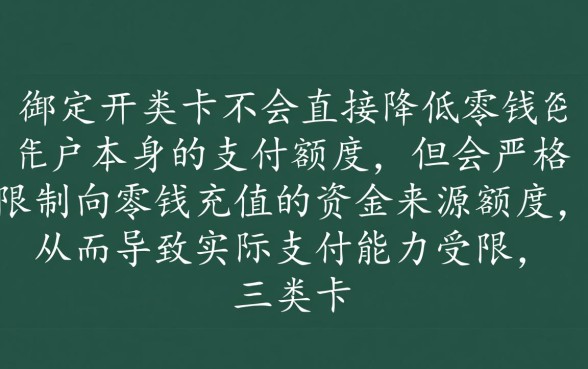 微信绑定三类卡零钱支付限额吗,三类卡限额是多少 微信绑定三类卡零钱支付限额吗