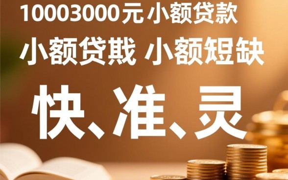 1000-3000的小额贷款哪里可以借?急需用钱怎么申请秒下款? 3000的小额贷款哪里可以借