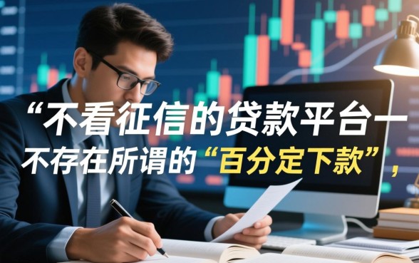 不看征信的贷款平台一定能下款吗