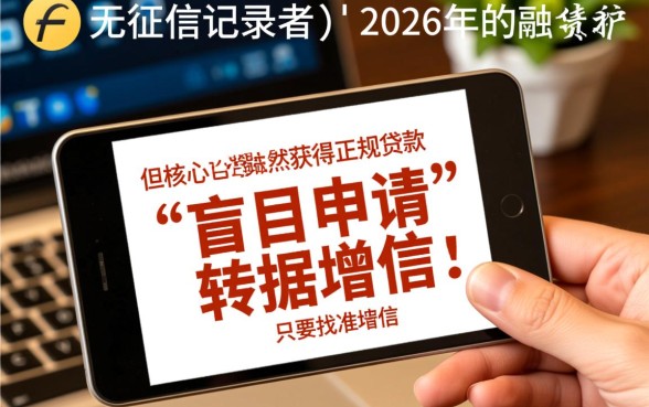 2026白户能下款的正规口子有哪些,白户无征信怎么申请? 2026白户能下款的正规口子有哪些