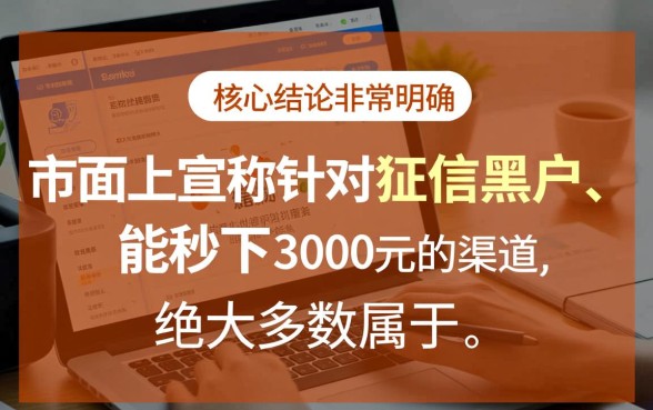 秒下3000的黑户口子有什么