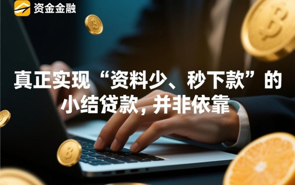 小额贷款口子资料少秒下款是真的吗