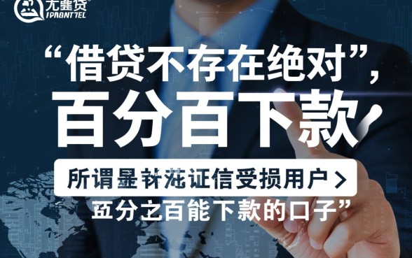 征信花了有百分之百能下款的口子吗