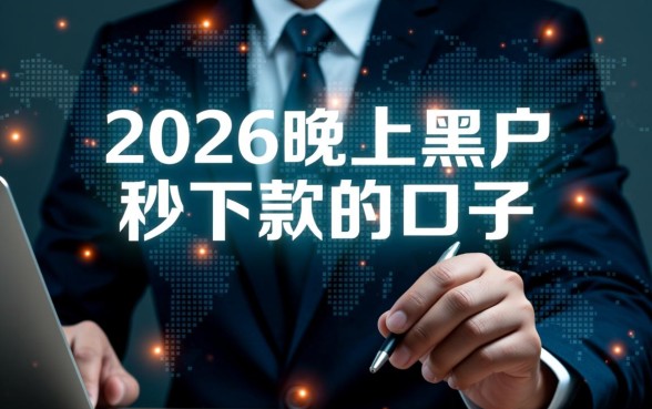 2026晚上黑户秒下款的口子是真的吗