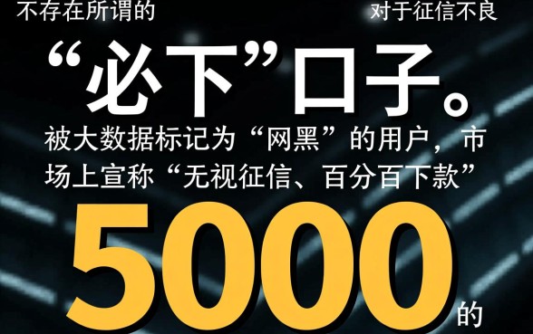 网黑借5000有必下的口子吗,网黑5000怎么借必下款? 网黑借5000有必下的口子吗