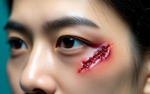 眉骨下方3公分口子怎么处理,眉骨缝针会留疤吗 眉骨下方3公分口子怎么处理