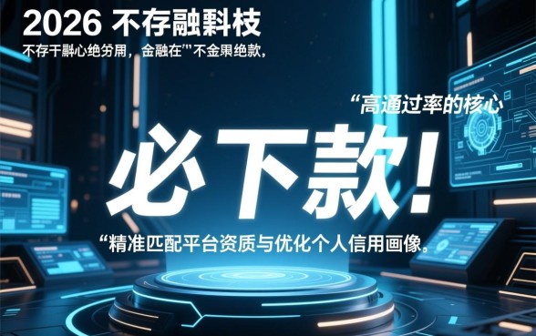 2026网贷必下款的口子最新有哪些?,2026必下款口子怎么申请? 2026网贷必下款的口子最新有哪些