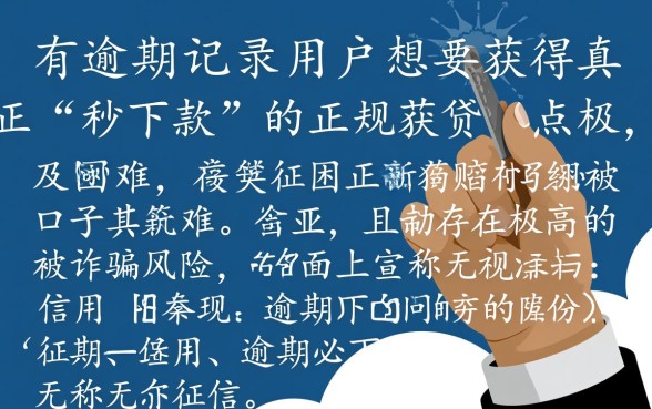 有逾期能真正秒下款的网贷口子吗,2026最新不看征信秒下款 有逾期能真正秒下款的网贷口子吗