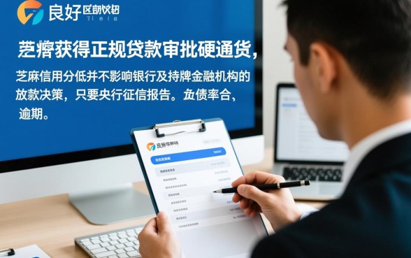 征信较好芝麻分低能下款吗