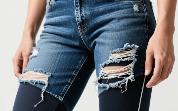 衣服下面破了口子的是什么衣服