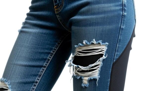 衣服下面破了口子的是什么衣服