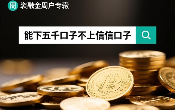 不上征信能下五千的口子是真的吗