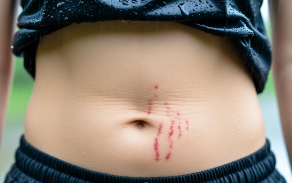 为什么下雨天肚子上的口子就痒