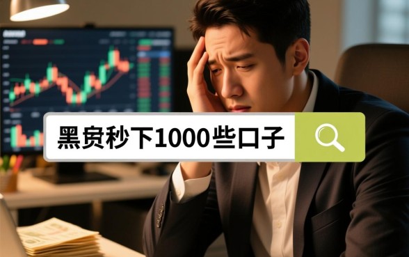 黑户秒下1000的有那些口子,不看征信哪里借? 黑户秒下1000的有那些口子