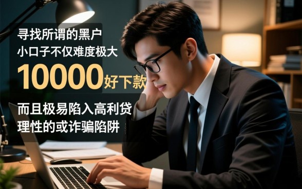 10000黑户小口子好下款吗