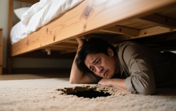 梦见睡觉的床下有洞口子好不好