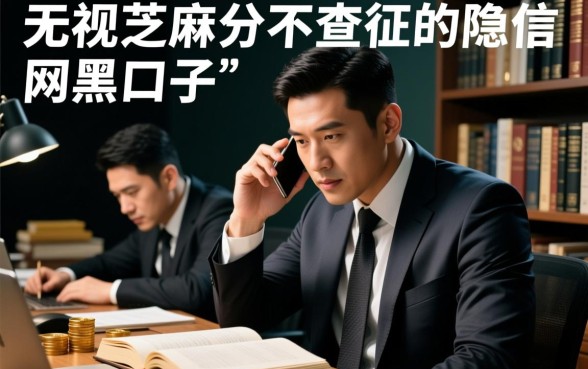 无视芝麻分不查征信的口子怎么借