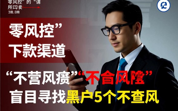 黑户5个不查风控的口子能下款吗