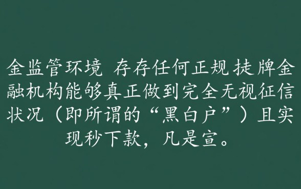 哪个口子能无视黑白户秒下款的,黑户秒下款哪里能借? 哪个口子能无视黑白户秒下款的