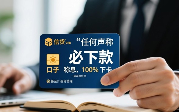 中介广告有信用卡必下款的口子吗