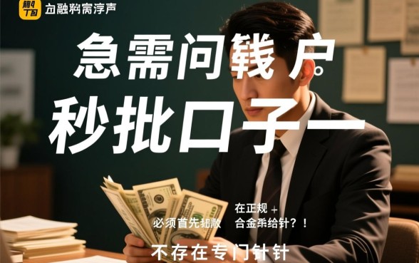 黑户急需用钱有没有秒批的口子