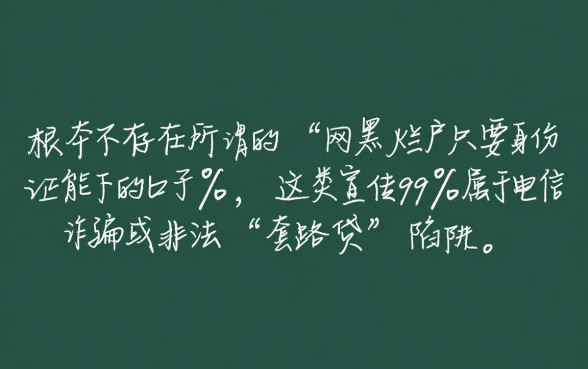 网黑烂户只要身份证能下的口子有哪些