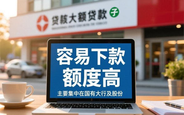 容易下款的大额贷款口子有哪些