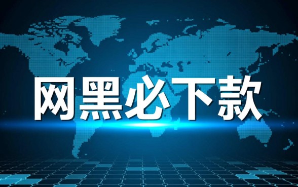 2026网黑必下款的分期口子有哪些