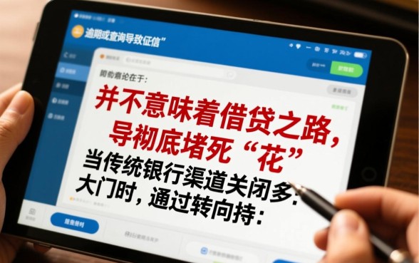 征信花了有逾期怎么下款