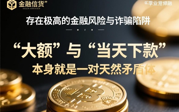 当天下款的大额贷款真的靠谱吗,正规平台有哪些 当天下款的大额贷款真的靠谱吗