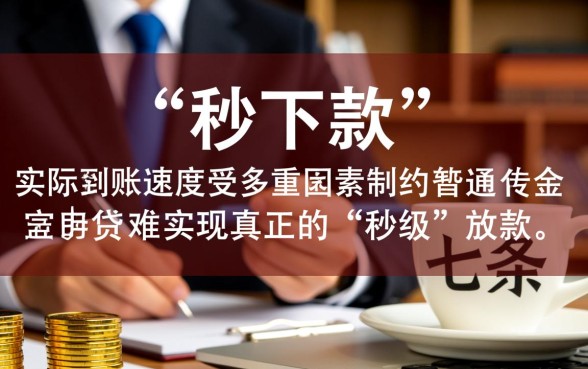 七条app贷款真的能秒下款吗