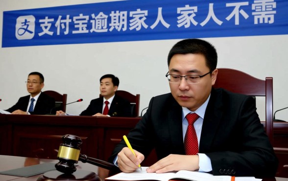 支付宝逾期家人要出庭审理吗