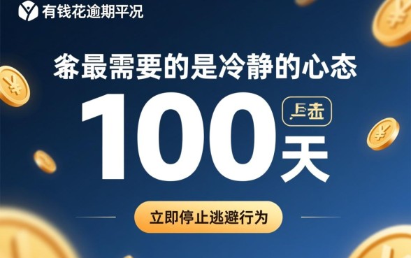 有钱花逾期100天了怎么办