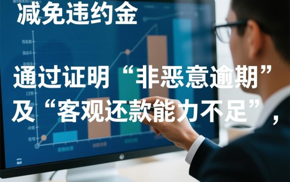 负债逾期如何协商减免违约金