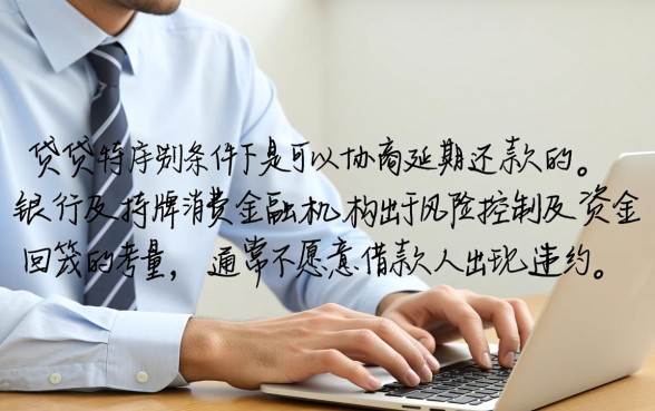 消费贷是否可以协商延期还款