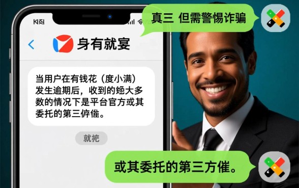 有钱花逾期收到短信是真的吗