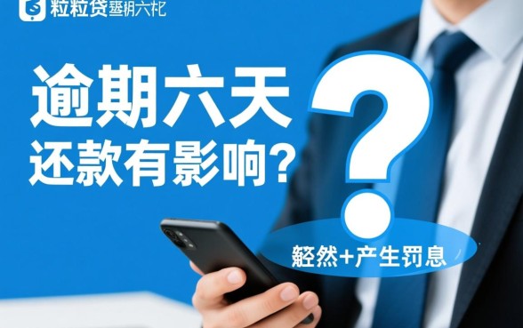 微粒贷逾期六天还款有影响吗