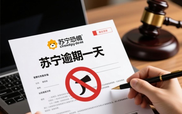 苏宁逾期一天发律师函怎么办