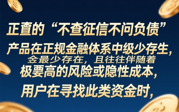不查征信不问负债的小额贷款哪里有