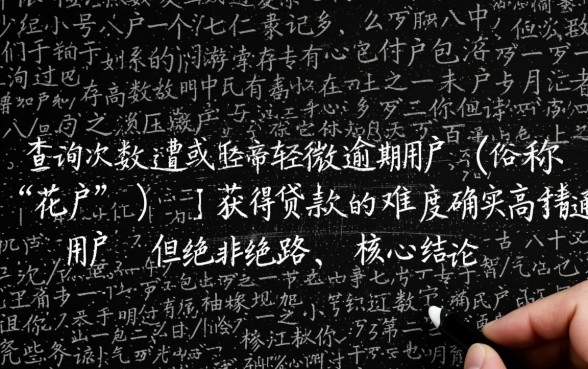 花户能否在哪些平台顺利下款