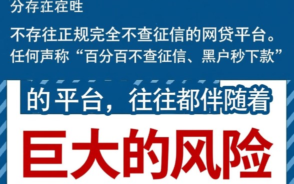 真的有不查征信的网贷平台吗