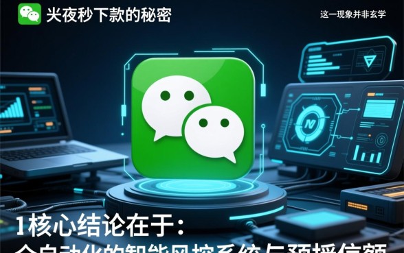 微信半夜秒下款的秘密是什么