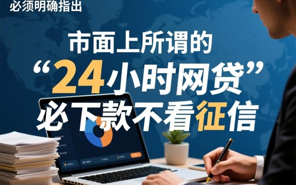 24小时网贷必下款不看征信是真的吗