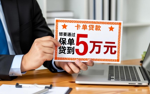 什么网贷可以凭保单贷5万元