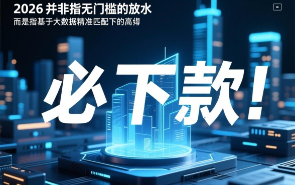 2026新用户必下款的口子有哪些