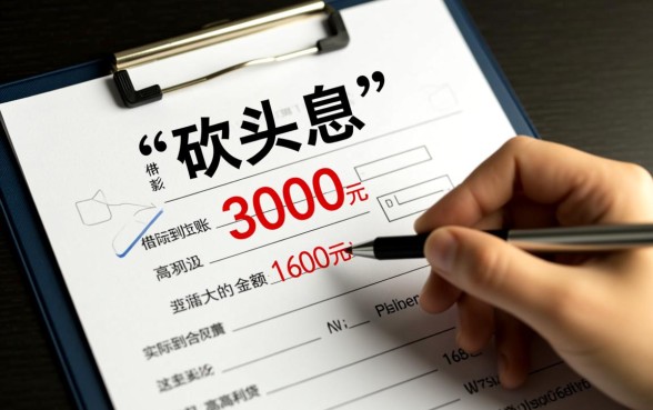 网贷借3000到账1600怎么回事