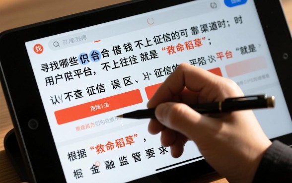 不上征信的借款平台真的靠谱吗