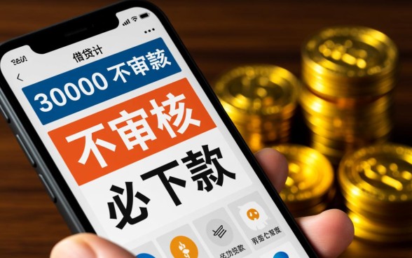 借款30000不审核必下款是真的吗